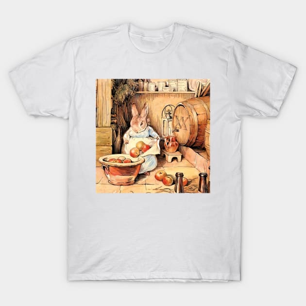 “Making Apple Cider” by Beatrix Potter T-Shirt by PatricianneK